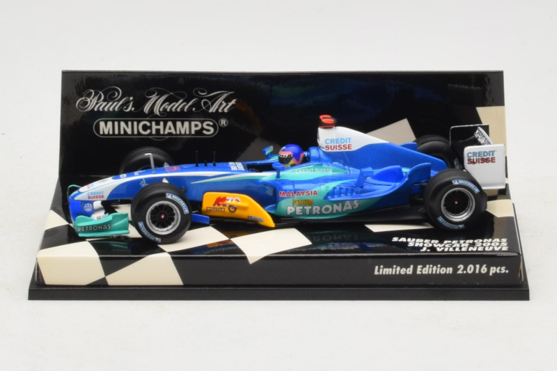 Sauber C24 Petronas #11 J. Villeneuve Sauber Petronas F1 Team Showcar 2005 Minichamps 1:43 400050081 Kovina