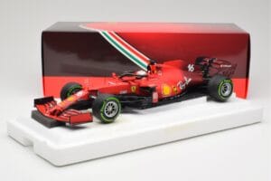 Scuderia Ferrari SF21 #16 C. Leclerc Emilia Romagna GP 2021 BBR 1:18 BBR211816 Kovina – slika 7 od 7