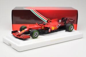 Scuderia Ferrari SF21 #55 C. Sainz Emilia Romagna GP 2021 BBR 1:18 BBR211855 Kovina – slika 7 od 7