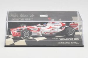 Super Aguri Honda SA06 #22 T. Sato Japanese GP 2006 Minichamps 1:43 400060122 Kovina – slika 5 od 5