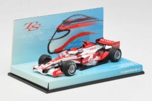 Super Aguri Honda SA07 #22 T. Sato Race Car 2007 Minichamps 1:43 518074322 Kovina – slika 2 od 5
