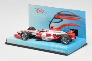 Super Aguri Honda SA07 #22 T. Sato Race Car 2007 Minichamps 1:43 518074322 Kovina – slika 3 od 5