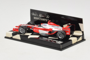 Super Aguri SA08 Honda #18 T. Sato F1 2008 Minichamps 1:43 400080018 Kovina – slika 3 od 5