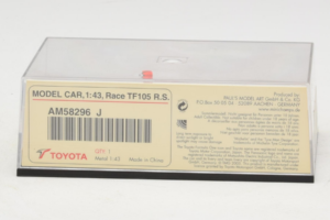 Toyota TF105 #17 R. Schumacher Panasonic Toyota Racing F1 2005 Minichamps 1:43 AM58296 Kovina – slika 5 od 5