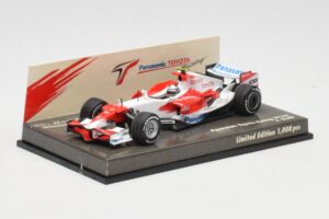 Toyota TF108 Showcar J. Trulli 2008 Minichamps 1:43 AM601297 Kovina – slika 2 od 5