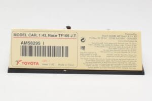 Toyota TF105 #16 J. Trulli F1 2005 Minichamps 1:43 AM58295 Kovina – slika 5 od 5