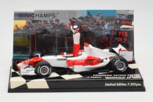 Toyota TF105 #16 J. Trulli Malaysia GP Podium 2005 Minichamps 1:43 400050116 Kovina