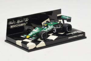 Tyrrell 012 Ford #3 M. Alboreto F1 1983 Minichamps 1:43 400830003 Kovina – slika 2 od 5