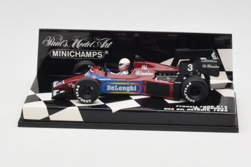 Tyrrell Ford 012 #3 M. Brundle Detroit GP USA 1984 Minichamps 1:43 400840003 Kovina