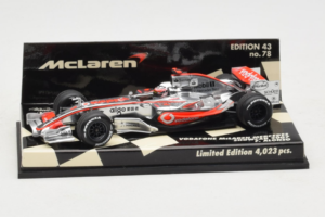 McLaren MP4-22 Mercedes #1 F. Alonso Vodafone McLaren Showcar F1 2007 Minichamps 1:43 530074371 Kovina