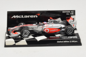 Vodafone McLaren Mercedes MP4-25 J. Button F1 Showcar 2010 Minichamps 1:43 530104371 Kovina