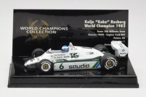 Williams FW08 #6 K. Rosberg F1 World Champion 1982 Minichamps 1:43 436820106 Kovina