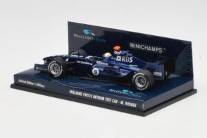 Williams FW27C BMW #7 M. Webber Test Car F1 2005 Minichamps 1:43 400050109 Kovina – slika 3 od 5