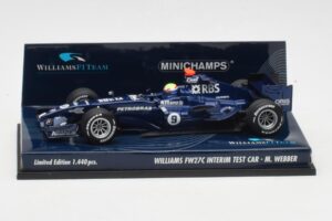 Williams FW27C BMW #7 M. Webber Test Car F1 2005 Minichamps 1:43 400050109 Kovina