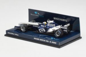 Williams FW28 M. Webber Showcar F1 2006 Minichamps 1:43 400060079 Kovina – slika 3 od 5