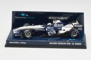Williams FW28 M. Webber Showcar F1 2006 Minichamps 1:43 400060079 Kovina