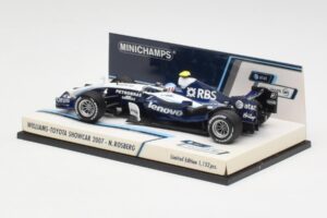 Williams FW29 N. Rosberg F1 Showcar 2007 Minichamps 1:43 400070086 Kovina – slika 2 od 5