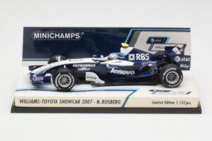 Williams FW29 N. Rosberg F1 Showcar 2007 Minichamps 1:43 400070086 Kovina
