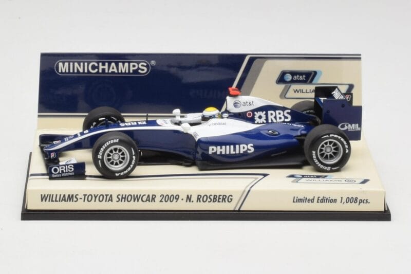 Williams FW31 N. Rosberg F1 Showcar 2009 Minichamps 1:43 400090086 Kovina