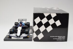 Williams FW43B Mercedes #63 G. Russell Belgian GP 2021 Minichamps 1:18 117211363 Smola – slika 6 od 7