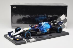 Williams FW43B Mercedes #63 G. Russell Belgian GP 2021 Minichamps 1:18 117211363 Smola – slika 7 od 7