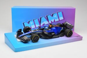 Williams FW44 #23 A. Albon Miami GP 2022 Minichamps 1:18 147220523 Kovina – slika 7 od 7