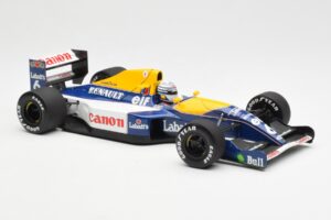 Williams Renault FW14 #6 R. Patrese F1 1991 Minichamps 1:18 100910006 Kovina – slika 6 od 8