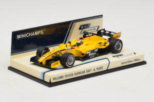 Williams FW29 Toyota A. Wurz Williams F1 Team Showcar 2007 Minichamps 1:43 400070087 Kovina – slika 2 od 5