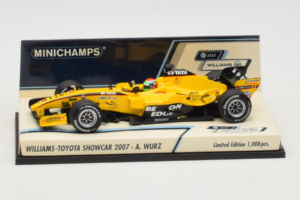 Williams FW29 Toyota A. Wurz Williams F1 Team Showcar 2007 Minichamps 1:43 400070087 Kovina