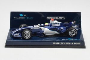 Williams FW28 Toyota #7 M. Webber F1 2006 Minichamps 1:43 400060009 Kovina