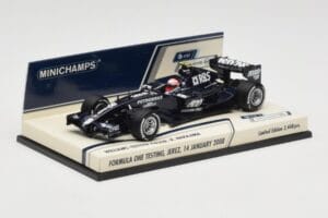 Williams Toyota FW29B K. Nakajima Jerez Test 14 Januar 2008 Minichamps 1:43 400080108 Kovina – slika 2 od 5