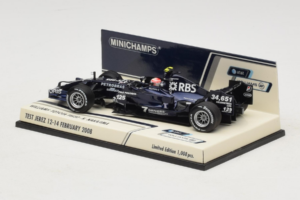 Williams FW30 Toyota #8 K. Nakajima Test Jerez Feb 2008 Minichamps 1:43 400080208 Kovina – slika 3 od 5