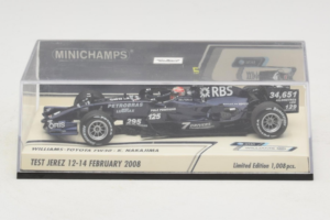 Williams FW30 Toyota #8 K. Nakajima Test Jerez Feb 2008 Minichamps 1:43 400080208 Kovina – slika 4 od 5
