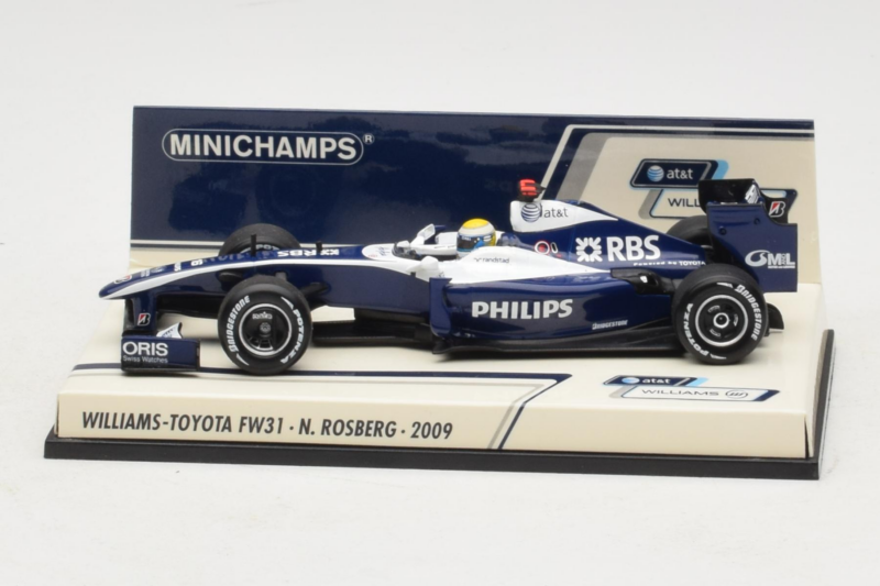 Williams FW31 Toyota #16 N. Rosberg F1 2009 Minichamps 1:43 400090016 Kovina