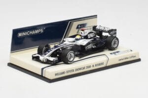 Williams FW30 Toyota Showcar #16 N. Rosberg F1 2008 Minichamps 1:43 400080077 Kovina – slika 2 od 5