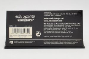 Dallara F301 Mugen Honda T. Sato Macau GP Winner 2001 Minichamps 1:43 518014306 Kovina – slika 4 od 5