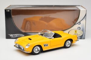 Ferrari 250 GT California Spider Rumen Hot Wheels 1:18 23905 Kovina – slika 8 od 8