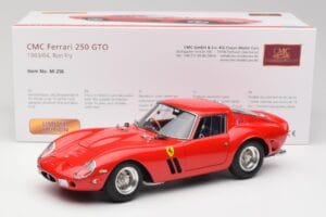 Ferrari 250 GTO London Show Rdeč CMC 1:18 M-256 Kovina – slika 6 od 6