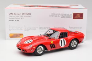 Ferrari 250 GTO #11 J. Surtees / M. Parkes Paris 1000km 1962 CMC 1:18 M-249 Kovina – slika 6 od 6
