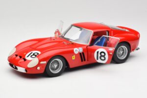 Ferrari 250 GTO #18 P. Rodriguez Daytona Continental 3 Hours Winner 1963 Kyosho 1:18 08438F Kovina – slika 2 od 8