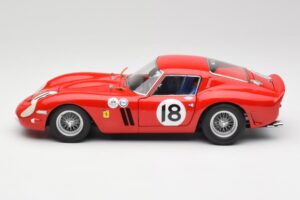 Ferrari 250 GTO #18 P. Rodriguez Daytona Continental 3 Hours Winner 1963 Kyosho 1:18 08438F Kovina – slika 4 od 8