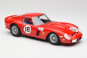 Ferrari 250 GTO #18 P. Rodriguez Daytona Continental 3 Hours Winner 1963 Kyosho 1:18 08438F Kovina – slika 6 od 8