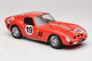 Ferrari 250 GTO #19 Rdeč Črte 1962 Bburago 1:18 3011-P3 Kovina – slika 6 od 8