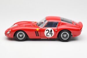 Ferrari 250 GTO #24 J. Blaton / G. Langlois 2nd 24 Hours of Le Mans 1963 Kyosho 1:18 08432C Kovina – slika 4 od 8