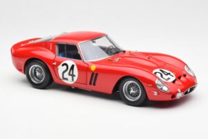 Ferrari 250 GTO #24 J. Blaton / G. Langlois 2nd 24 Hours of Le Mans 1963 Kyosho 1:18 08432C Kovina – slika 6 od 8