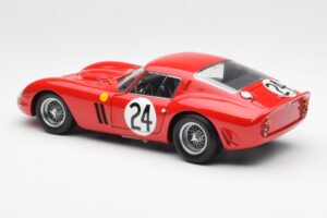 Ferrari 250 GTO #24 J. Blaton / G. Langlois 2nd 24 Hours of Le Mans 1963 Kyosho 1:18 08432C Kovina – slika 7 od 8