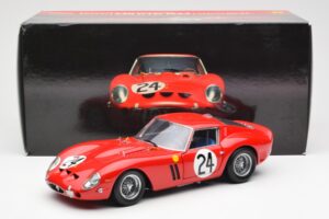 Ferrari 250 GTO #24 J. Blaton / G. Langlois 2nd 24 Hours of Le Mans 1963 Kyosho 1:18 08432C Kovina – slika 8 od 8