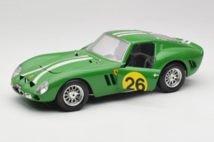 Ferrari 250 GTO #26 Zelen Bele Proge 1962 Bburago 1:18 3011-G3 Kovina – slika 2 od 8