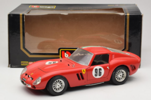 Ferrari 250 GTO #96 Rdeč Italijanska Zastava 1962 Bburago 1:18 3011-P2 Kovina – slika 8 od 8