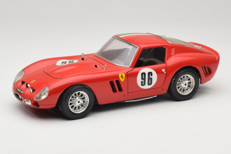 Ferrari 250 GTO #96 Rdeč Italijanska Zastava 1962 Bburago 1:18 3011-P2 Kovina
